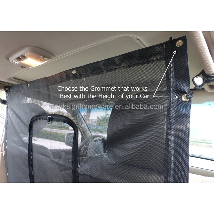 Mesh Pet Barrier with Zippered Door