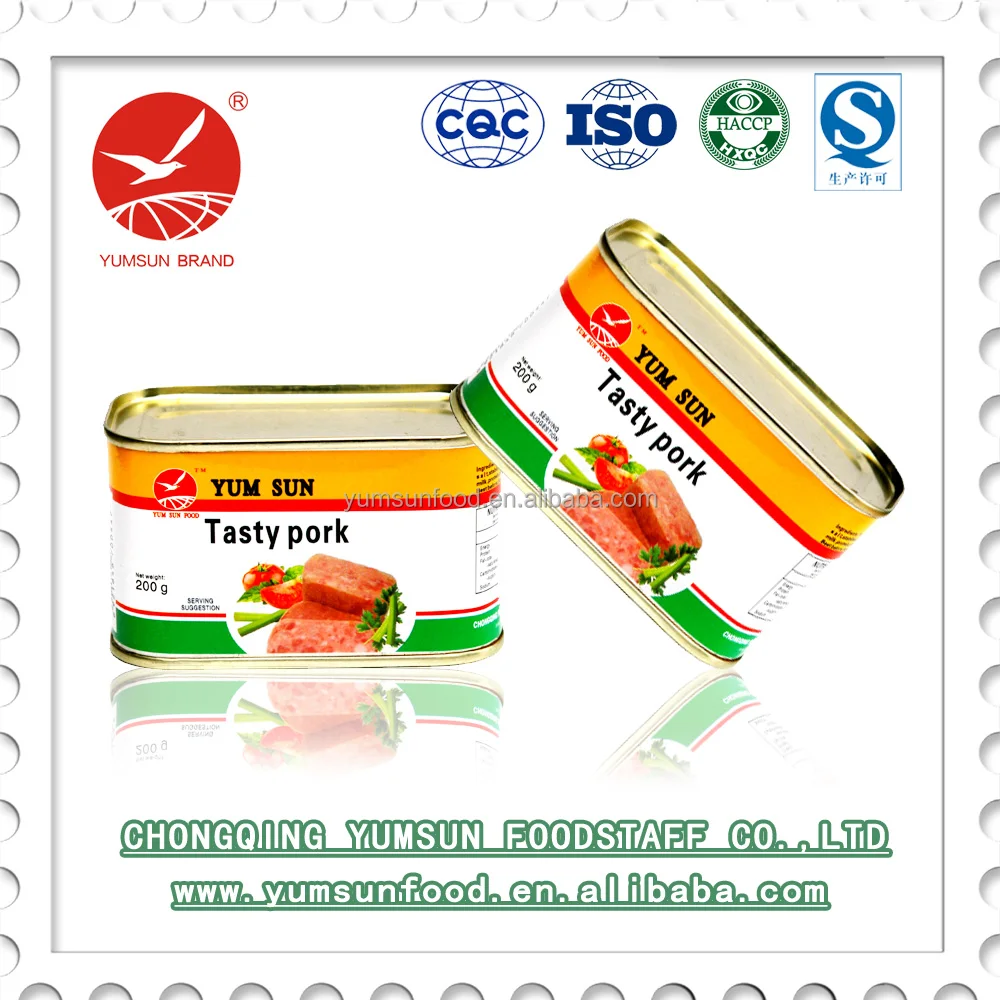 canned pork luncheon meat food