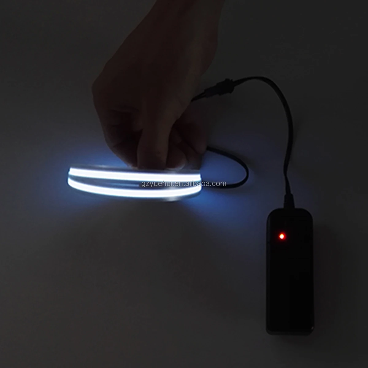 New Low Price Electroluminescent EL Backlight Panel Sheet 1*60cm EL Wire Tape Led Neon Strip with Voice Controller for House Car