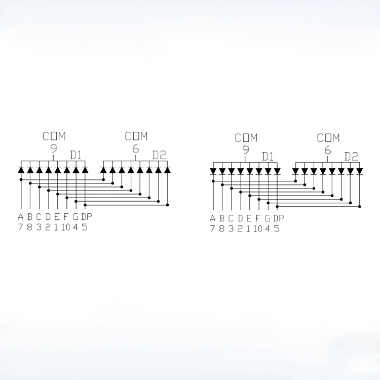 Factory Price Manufacture 0.28 Inch 2 Digit 7 Segment LED Display