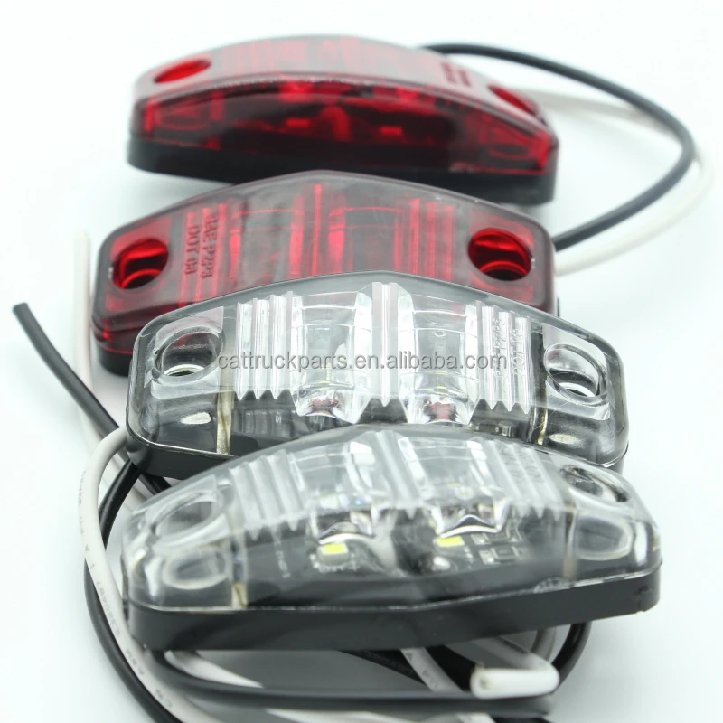 
New Products LED Light Red/Amber Surface Mount Clearance Universal Side Marker Trailer 