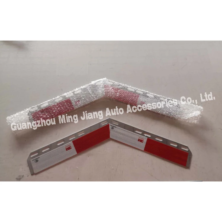 
In Stock Truck Reflectors Angled Conspicuity Reflector for Mud Flap 