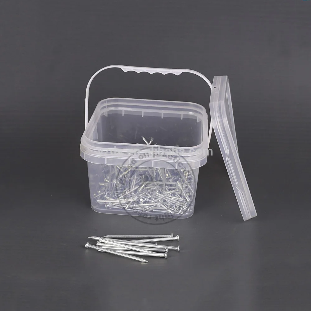 3L Square small plastic bucket