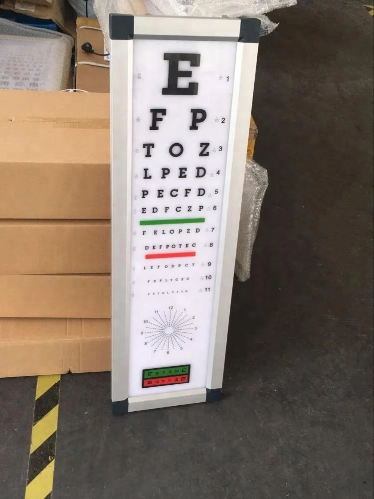 Китайский оптический баланс между красными и зелеными остроты зрения диаграммы NV-400