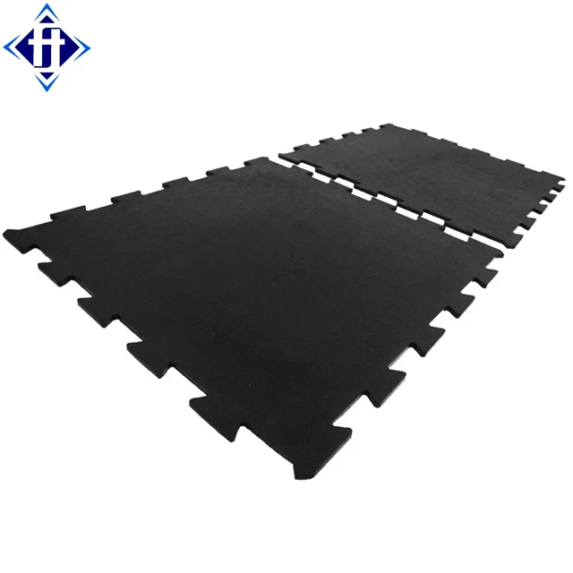 Eco-friendly EPDM Gym Flooring Rubber Interlocking