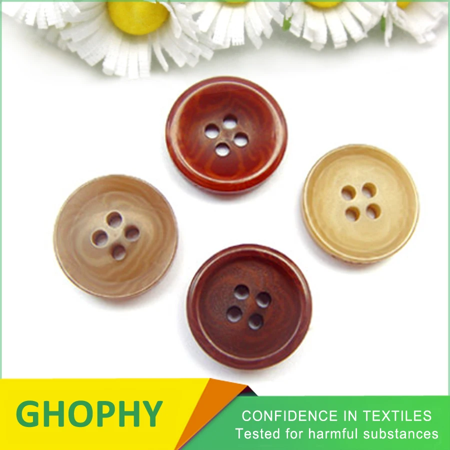 Модные женские пуговицы из смолы, пуговицы для рубашек на заказ, модные пуговицы