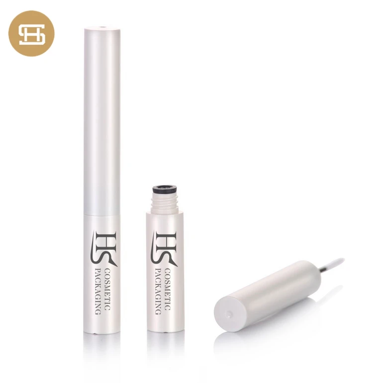 
Unique Pearl White Empty Plastic Fiber Mascara tube 