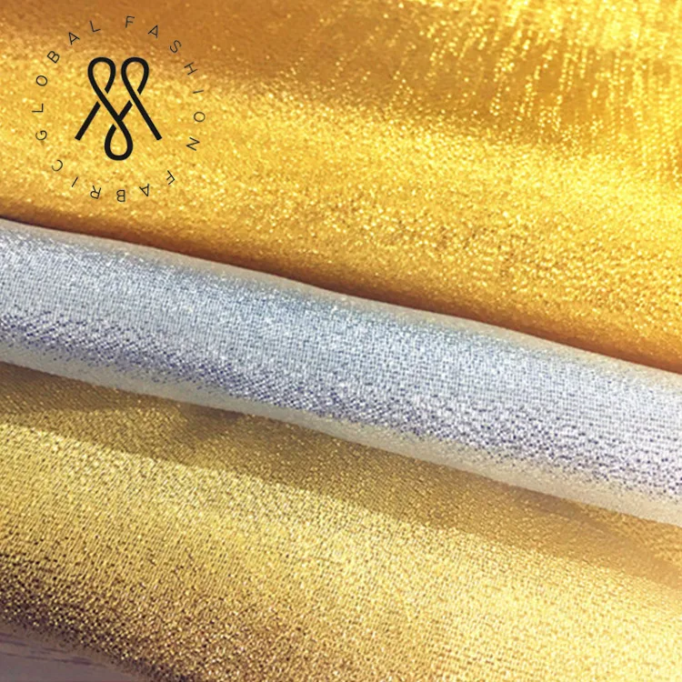 Оптовая продажа высокое качество блестящие золотые окрашенная пряжа свадебное оформление сцены фон ткани