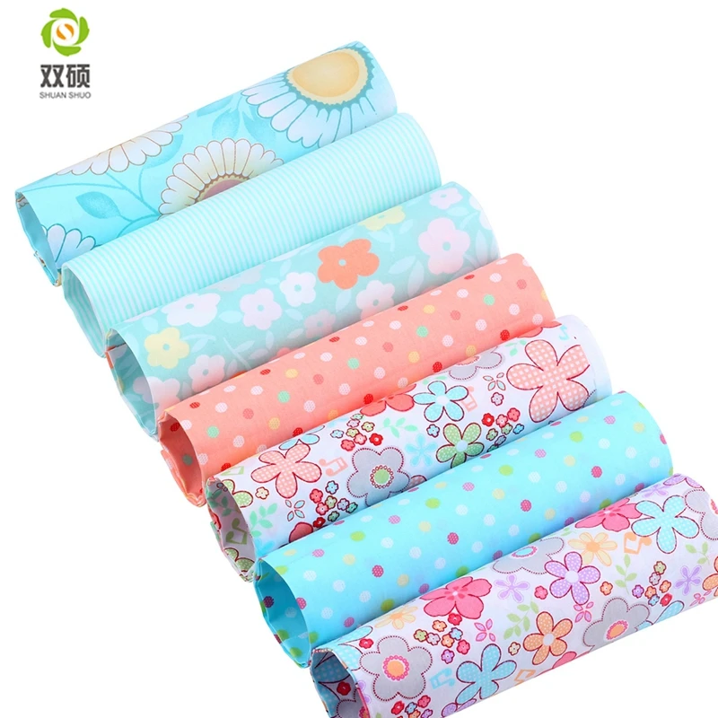 High Quality Dots Printed 100% Cotton Fabric Tecidos Quilting Cloth Of Handmade DIY Sewing Crafts