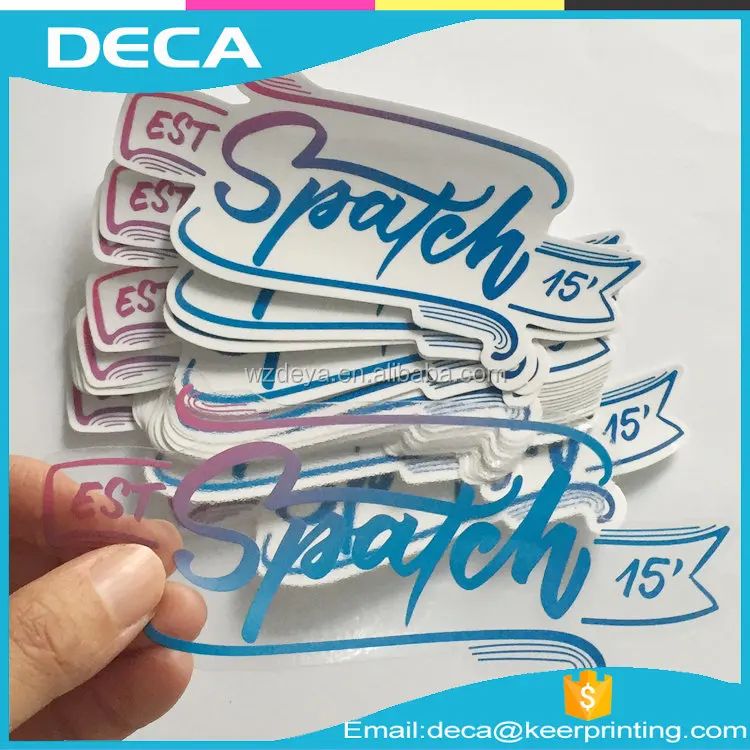China Supplier Custom Waterproof PVC Label Sticker Personalized Plastic Brand Logo Printing