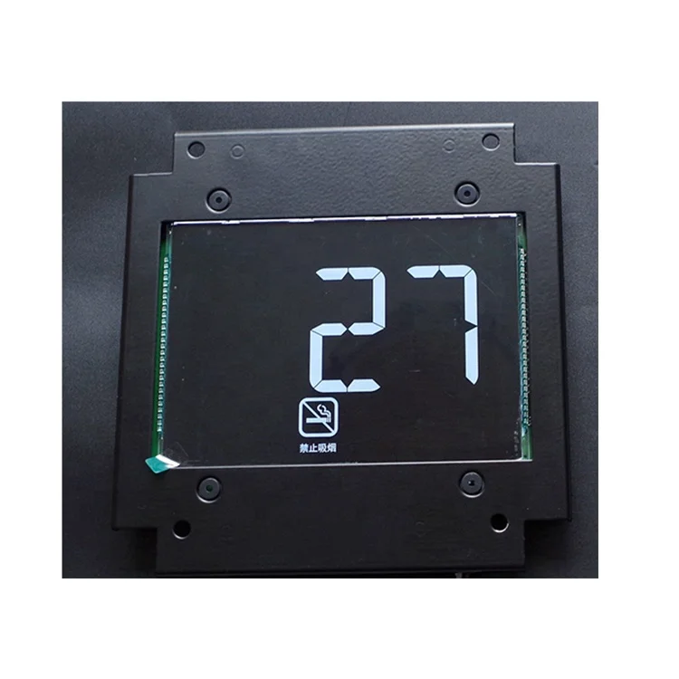 otis elevator lcd display black background xizi 6.4 inch LCD