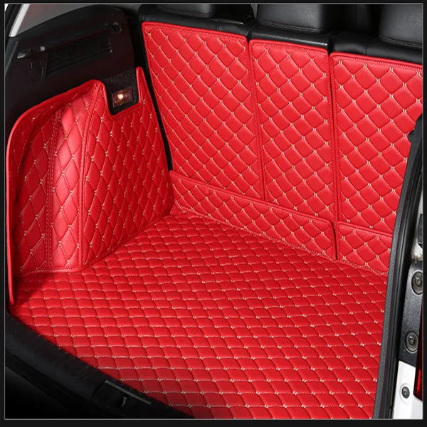 Wholesale hot sale luxury customized 5D 7DPVC leather wear-resistant easy to clean car trunk mats