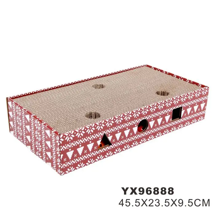 Best design cat scratcher corrugated cardboard bed
