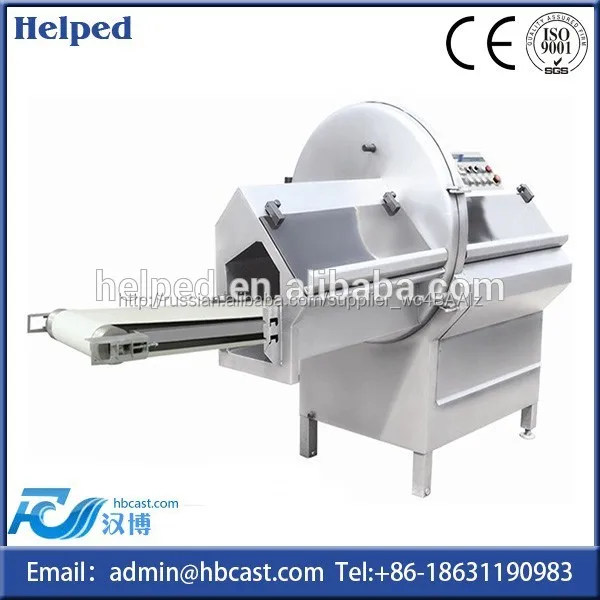 Sausage meat cutting machine