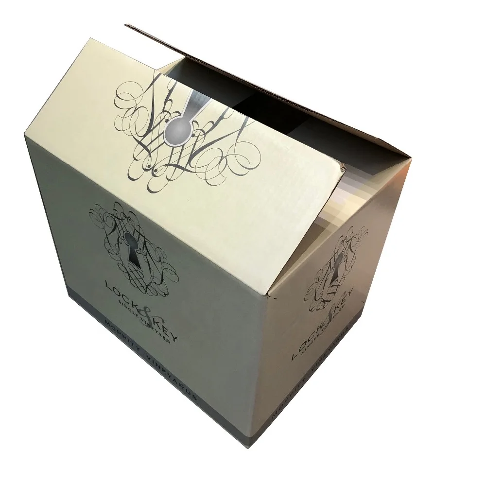 Waterproof custom printing CMYK Full 4 color cardboard corrugated shipping carton box