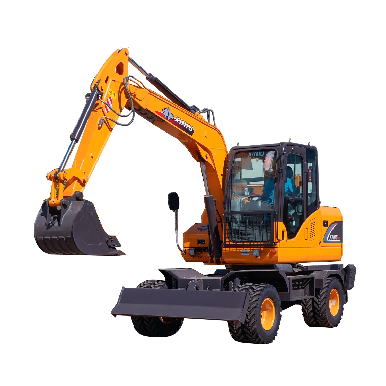 XINIU XN85-9 8ton wheel excavator