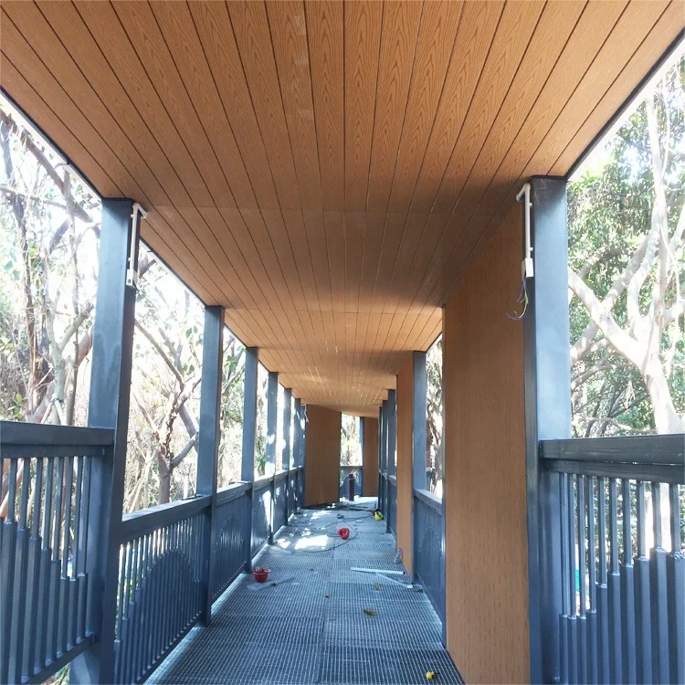 
High quality 3D Wood Grain WPC Cladding Anti-uv Facade Boards Exterior Wood Composite Wall Panel 