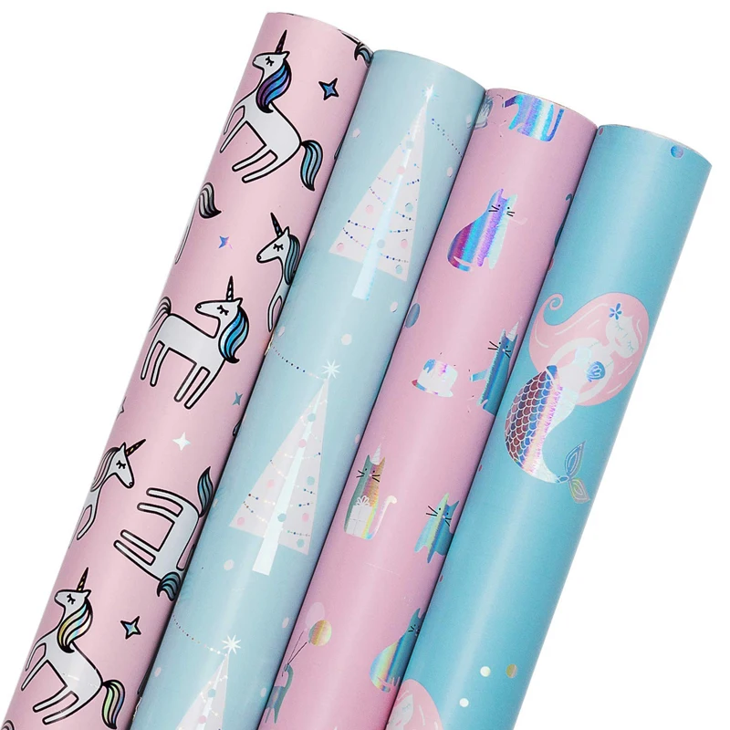 
Wholesale Eco Friendly Material Printed Gifts Wrapping Paper 