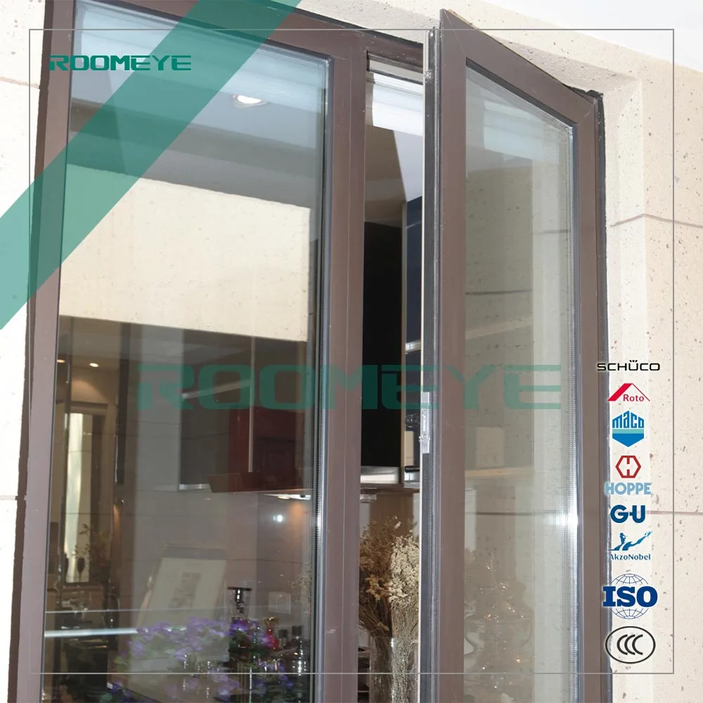 Australian standard double glazed Aluminium alloy frame Chain winder window