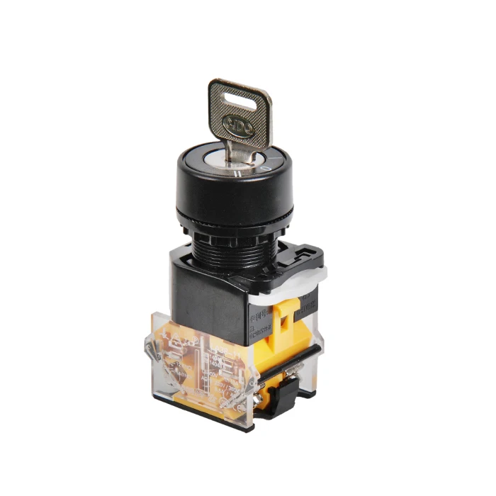 Manufacturer  LA38 series 22mm 3 position key operated electrical switch
