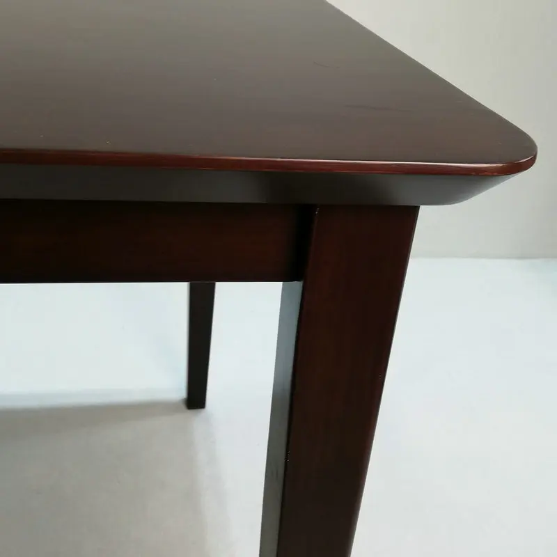 Деревянный Прямоугольный Обеденный стол из бамбука, обеденный стол из орехового дерева