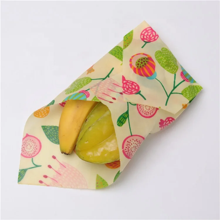 
High Quality waterproof Reusable Storage Beeswax Food Wraps 