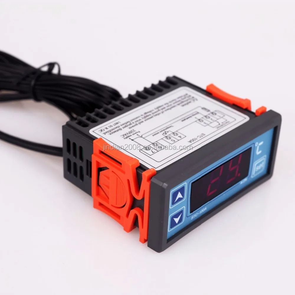 220V 10A цифровой умный температурный контроллер термостат для контроля уровня сахара в крови с температурным датчиком 2 релейный выход