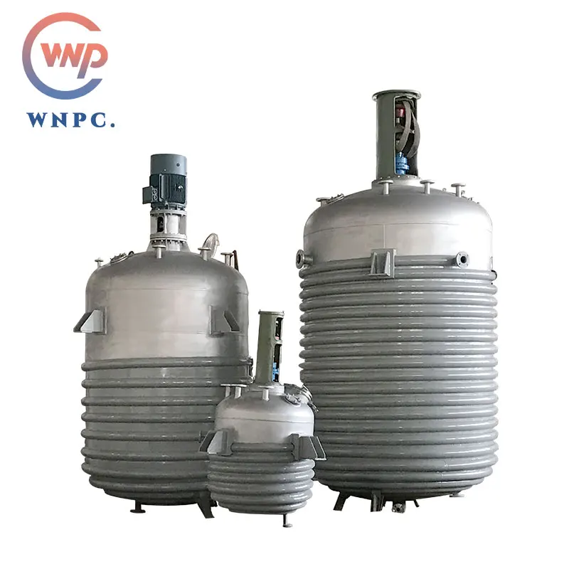 External half pipe high pressure 3000l electrical heating industrial reaction vessel