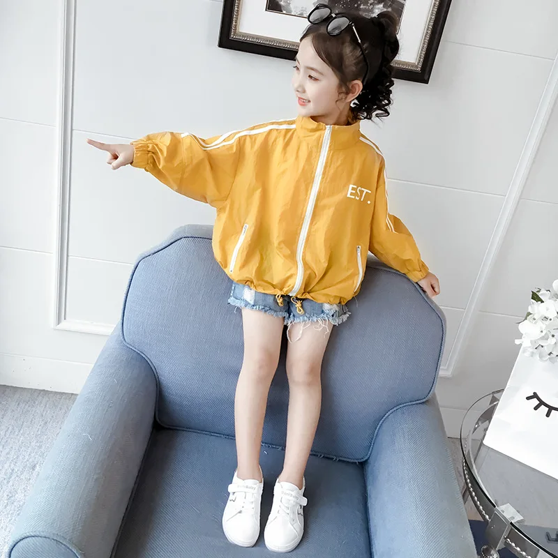 
S14177A Summer girl new arrival sunscreen fresh girl coat 
