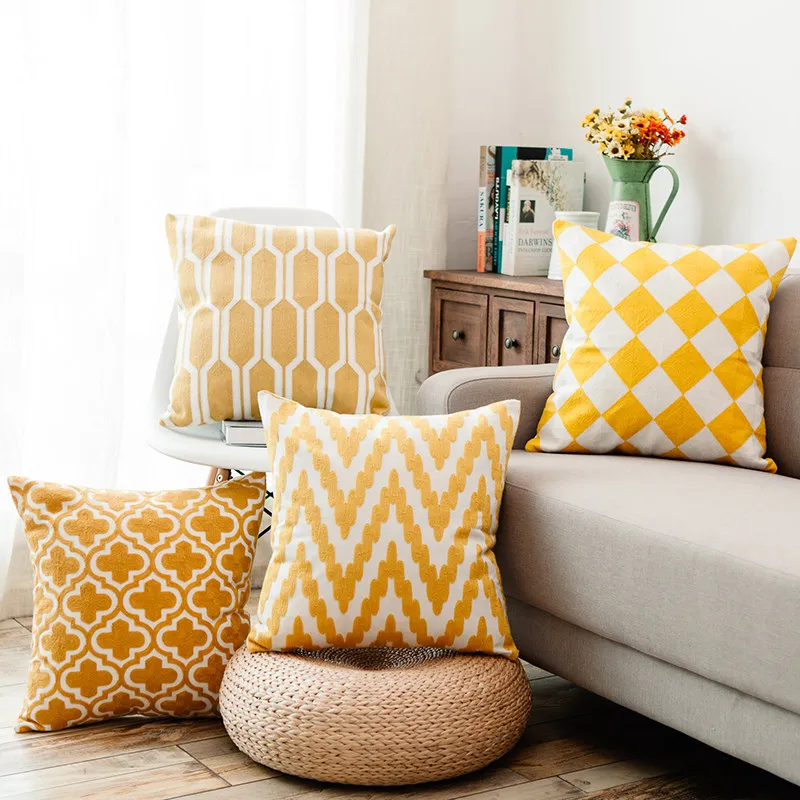 Wholesale Northern Europe Style Embroidery Cushion Covers
