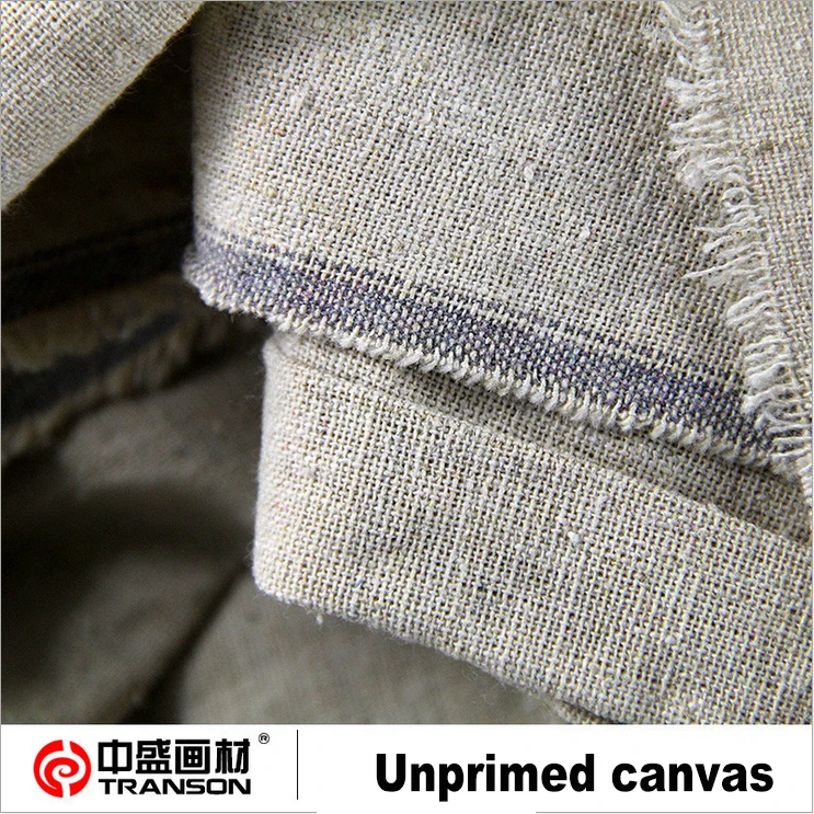 
Raw Smooth Texture 160cmArtist Painting Linen Blend Painting Unprimed Canvas 