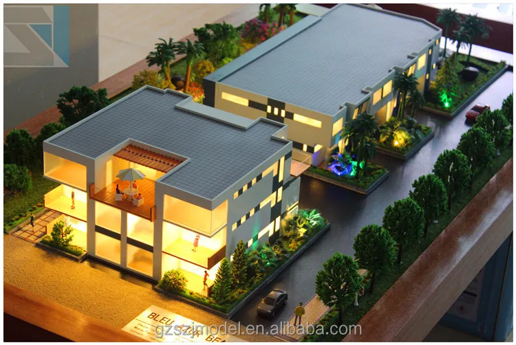Beach Architectural House Scale Model 3d Model Maker Plastic Physical Model Factory