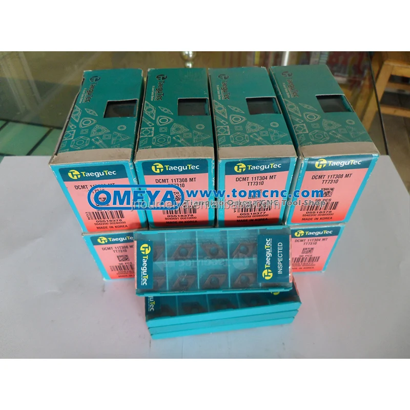 Вольфрамовая карбидная вставка CNMG190612 MT TT5080 taegutec Сертификат ISO