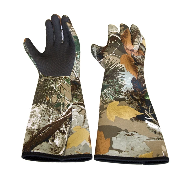 2023 Keep Warm Hunting Gloves Hot Sale Neoprene Hand Sleeves Neoprene Camo  Decoy Gloves
