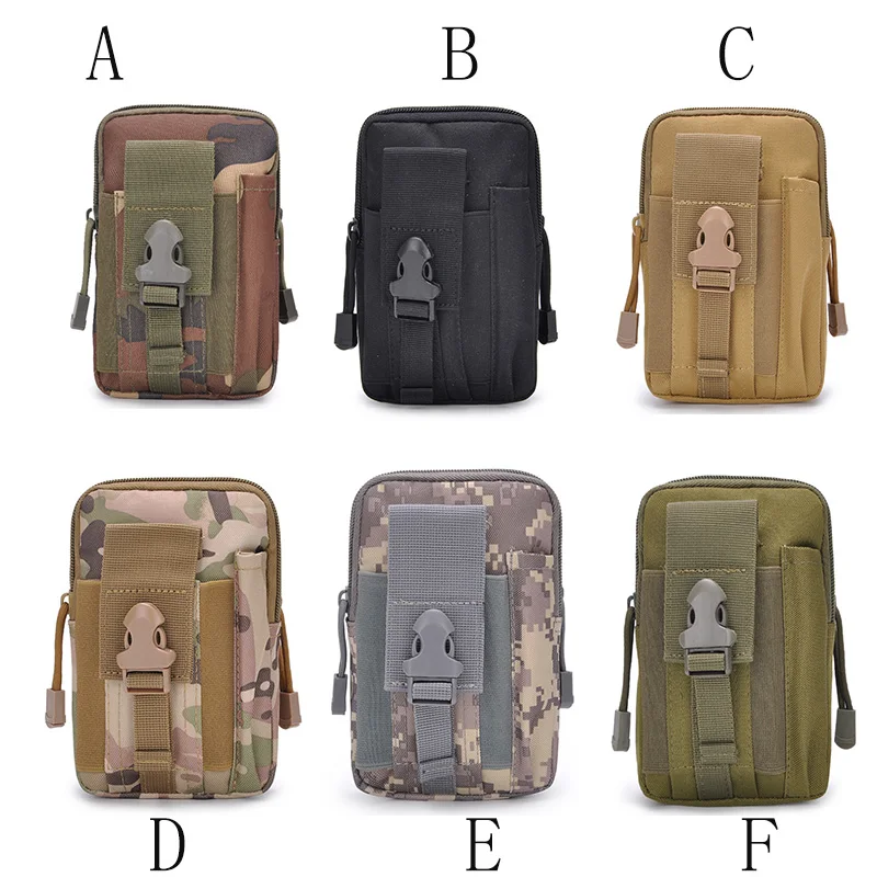 Multi-purpose compact army green waterproof utility gadget belt waist bag military tactical molle pouch