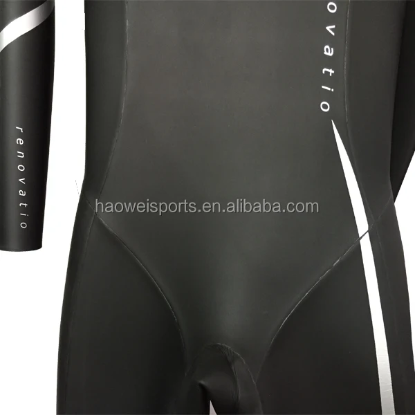 3mm High Quality CR wetsuit Smooth skin neoprene full wetsuit with back zipper long sleeve suit