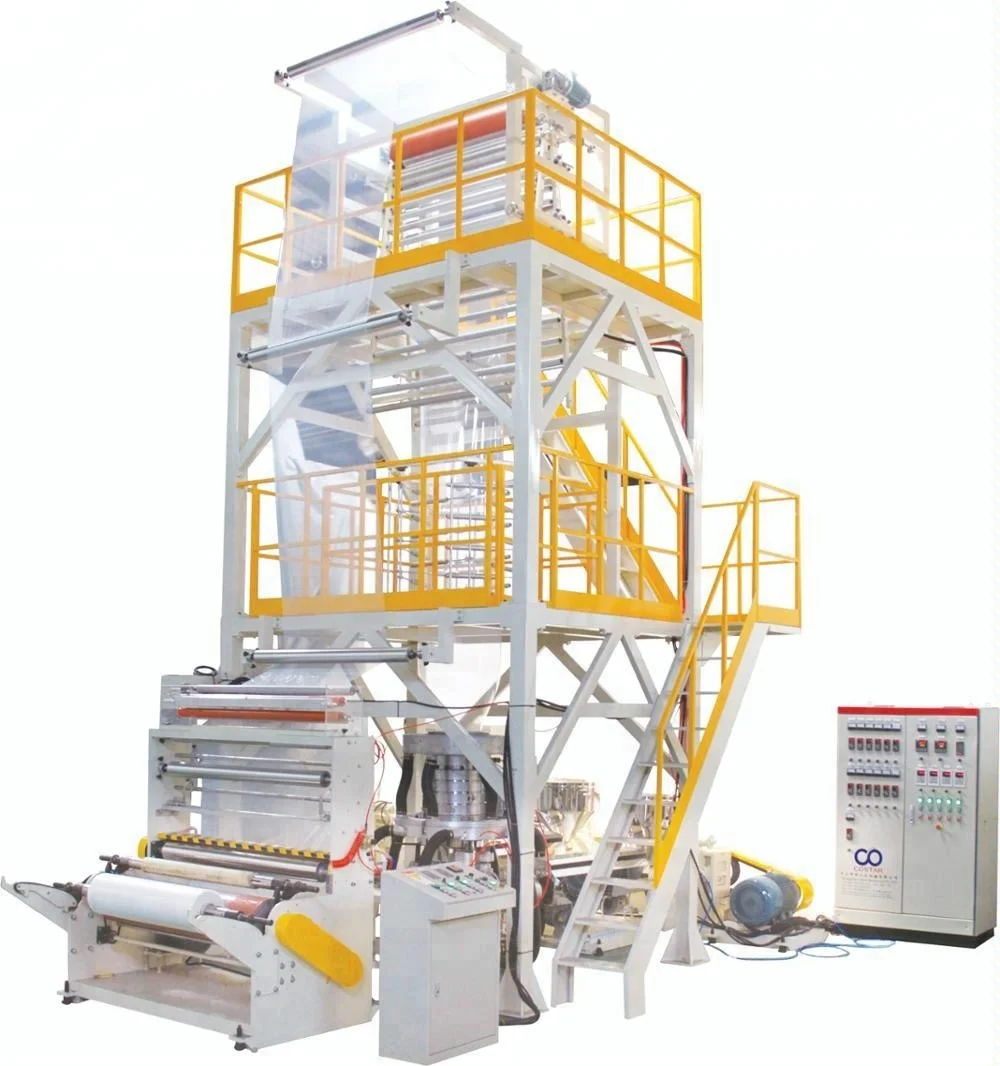 ABC 3 layers co-extrusion film blowing machine