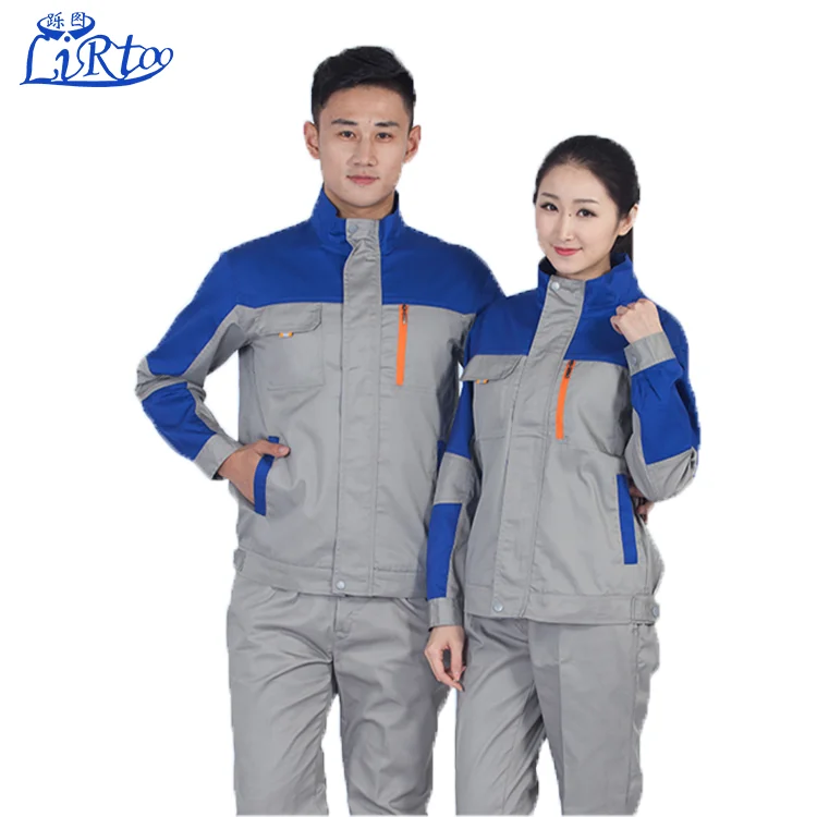 High Quality automobile aftermarket 4S shop workwear overalls design mechanic engineering labor service uniform