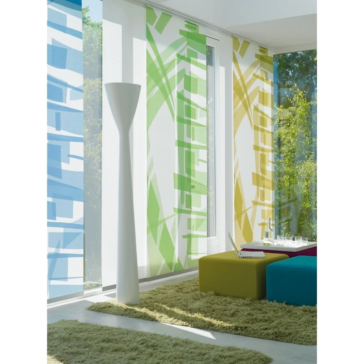 Высокое качество дешевая Декор интерьер дизайн Windows шнур-Бесплатный панель Трек слепых вертикальные жалюзи