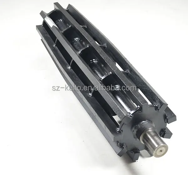 Road milling machine belt conveyor return roller for Wirtgen