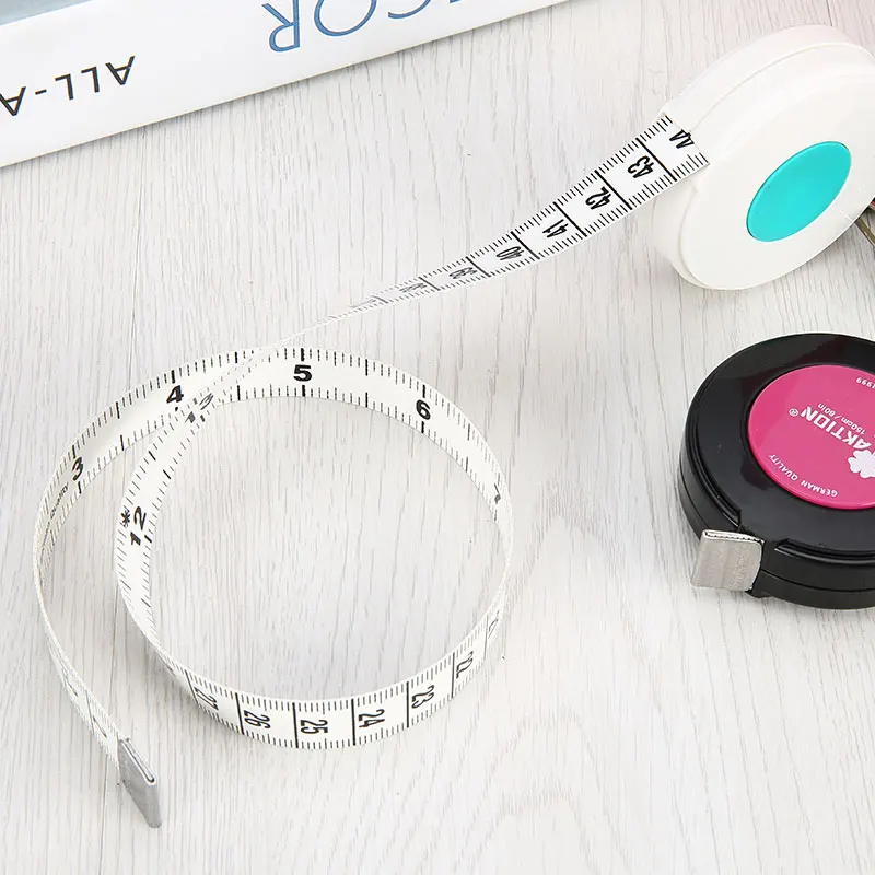 1.5M 60Inch German hoechstmass Quality custom tailor roller tape measure with string