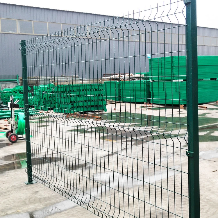 Factory Triangular bending Welded Wire Mesh Fence High Security welded 3D Wire Fence