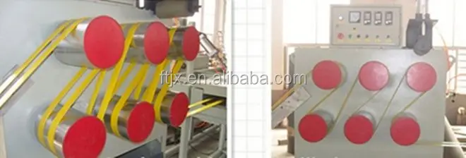 PP/PET packing strap production line PP PET strap band plastic packing strip making machine
