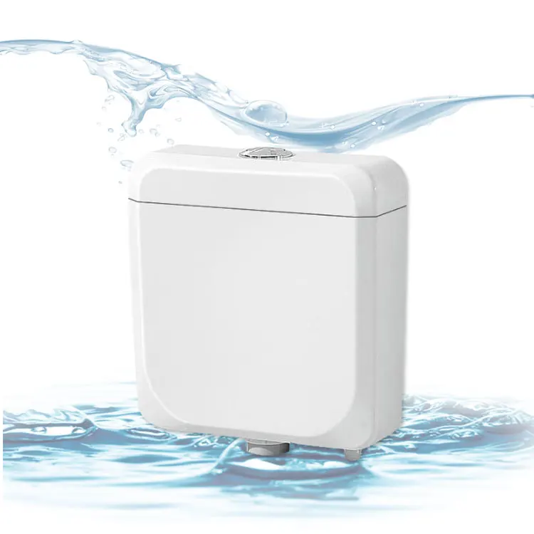 Cheap plastic squatting pan WC toilet water tanks high capacity design