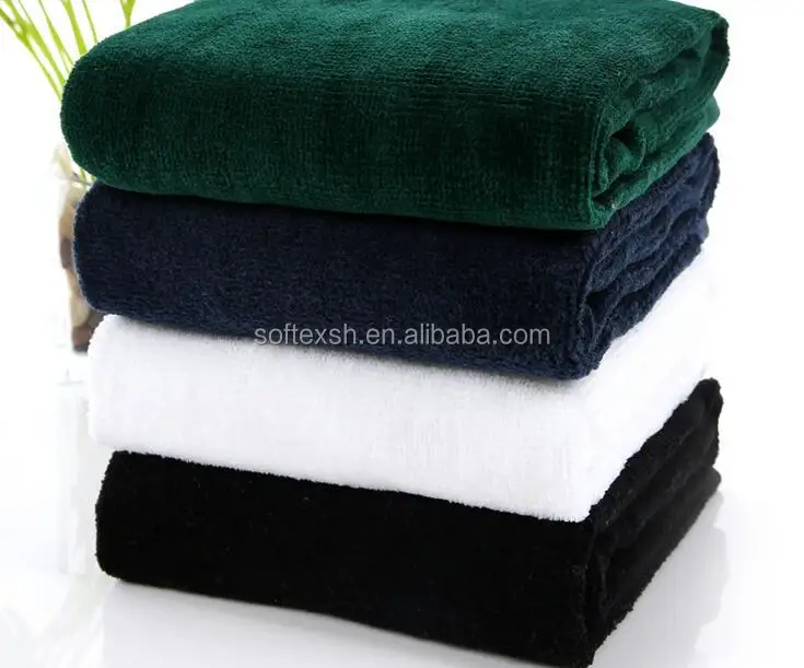 luxury hotel/ Spa 350g-500g white bath towel 70x140 cm 100% cotton