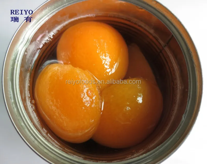 
half cut apricot halves in syrup 