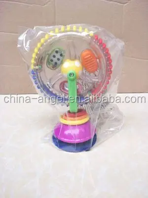 Baby Toy Three-color model Rotating Windmill Noria Stroller Dining Chair with suction cups Educational Toys For Babies