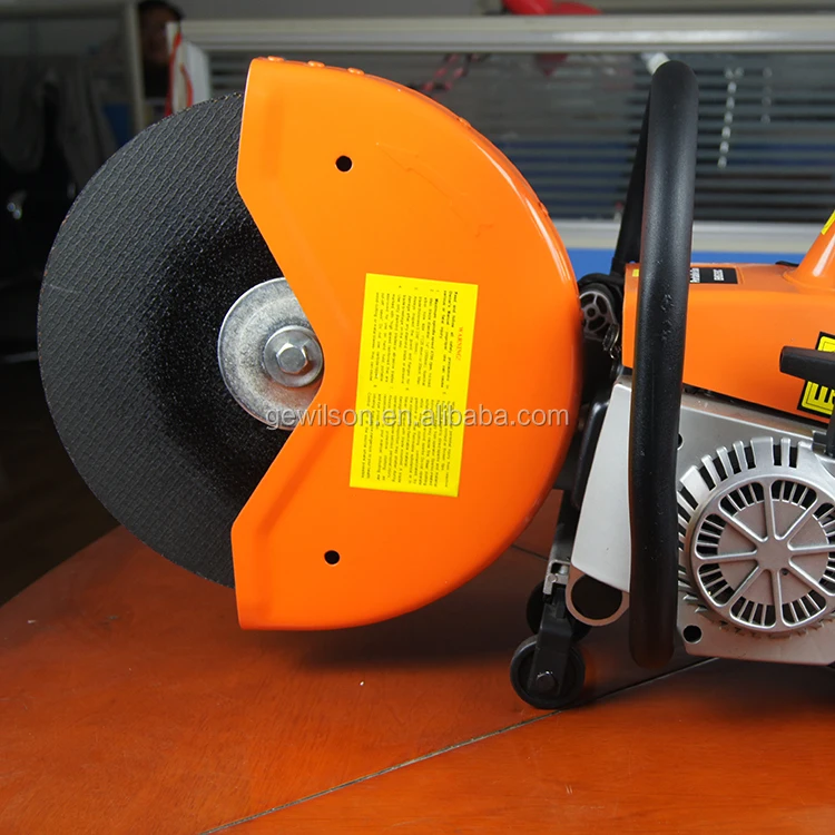 Бензиновый ручной бетонорезак мощностью 350 кВт с лезвием мм