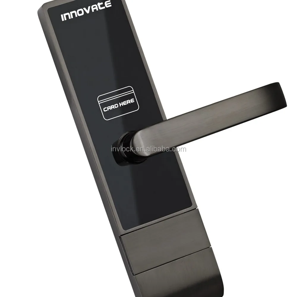 smart lock manufacturer exquisite appearance design IC card hostel room door lock handle