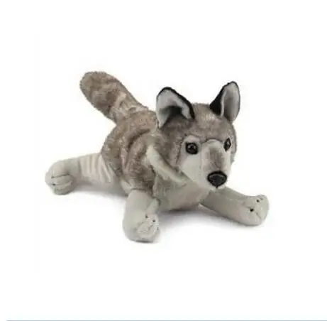 Customize Lifelike Realistic Plush Big Wolf Toy